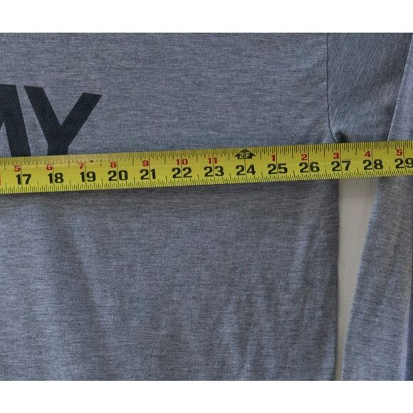 Vintage US Army Turtleneck Long Sleeve T-Shirt Gray Men's Size 2XL - Picture 4 of 7